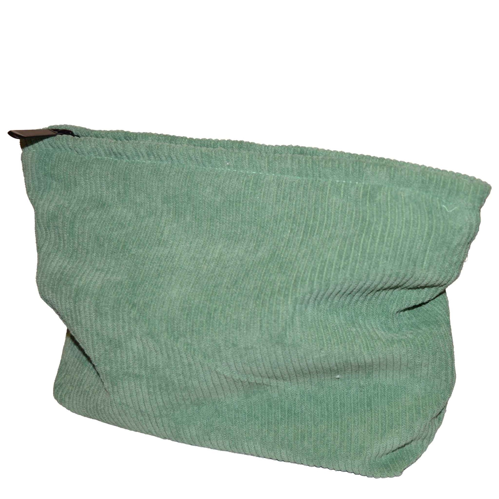Corduroy makeup bag, zipped