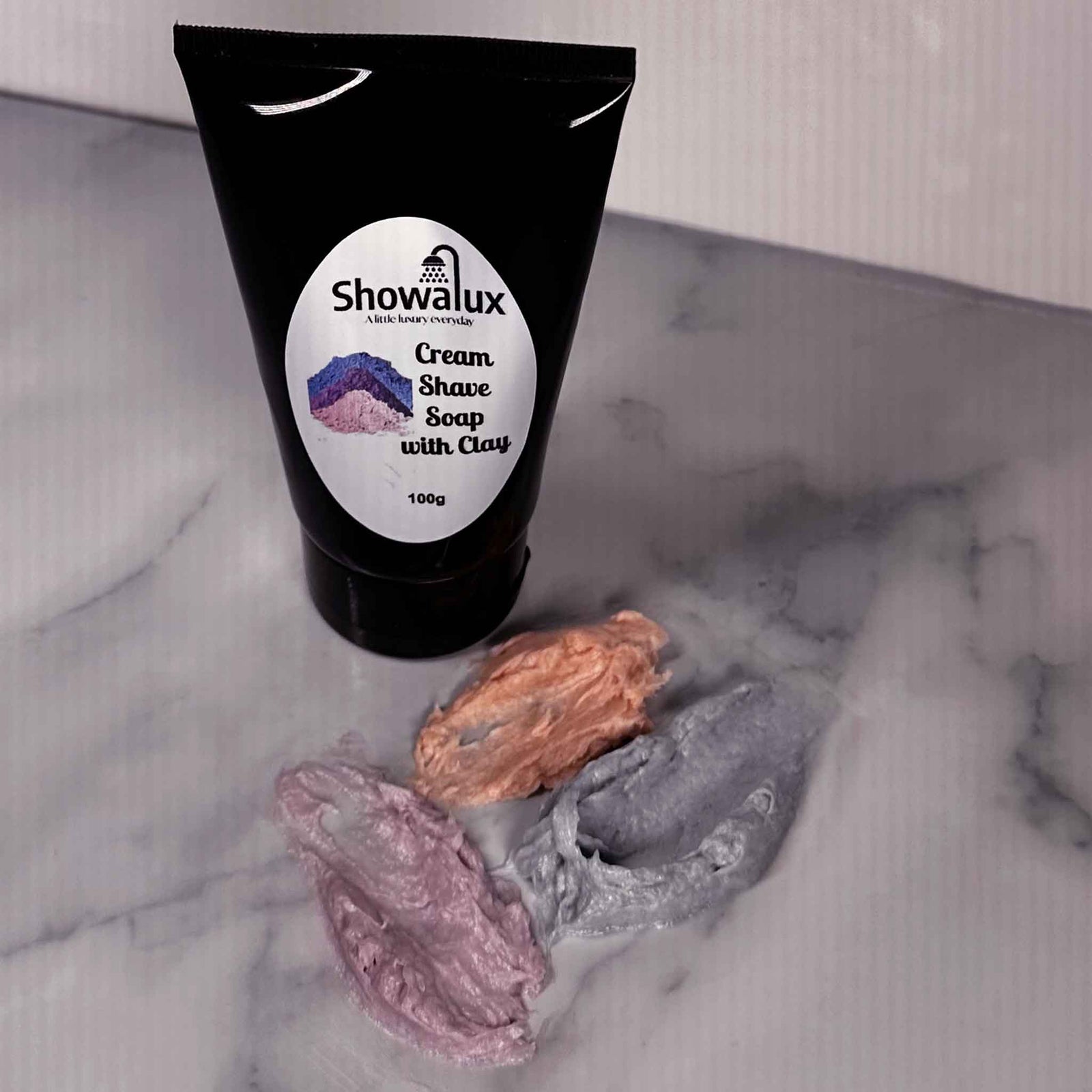 Cream Shave Soap with Cambrian Blue Clay (v)