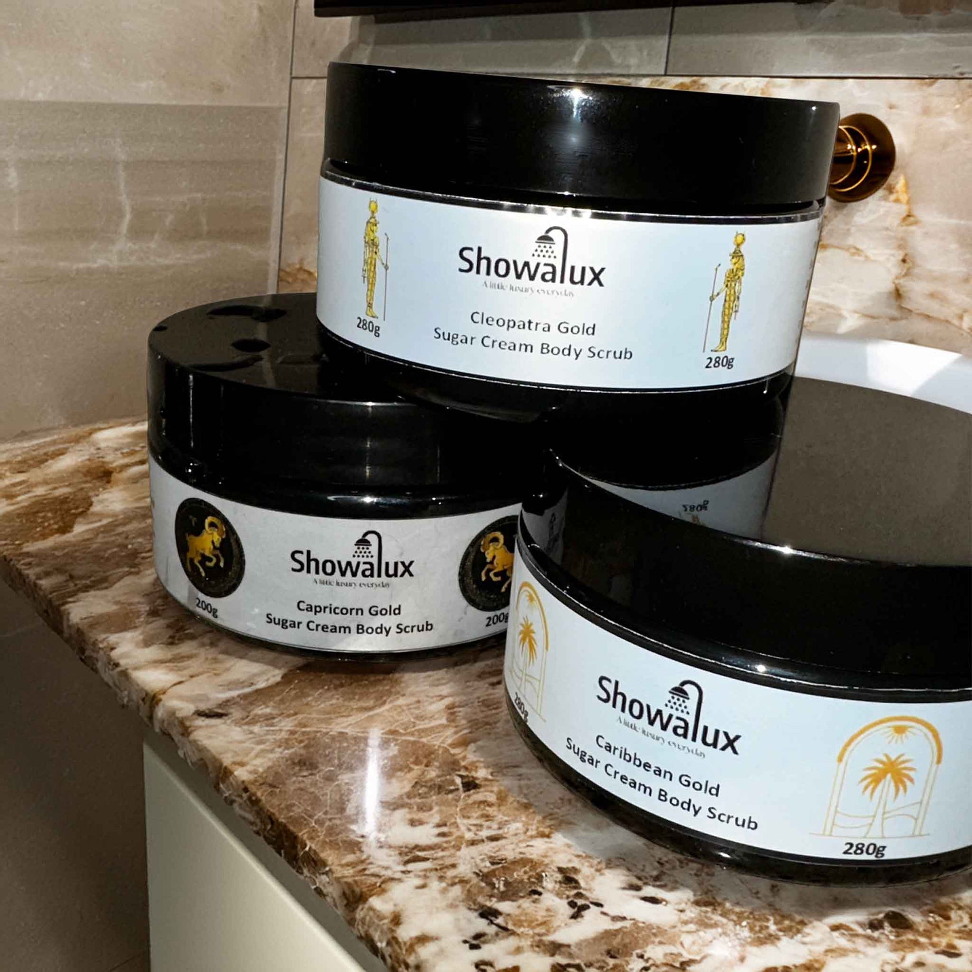 Capricorn Gold Sugar Cream Scrub with Goat's Milk