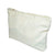 Cream corduroy bag zipped close