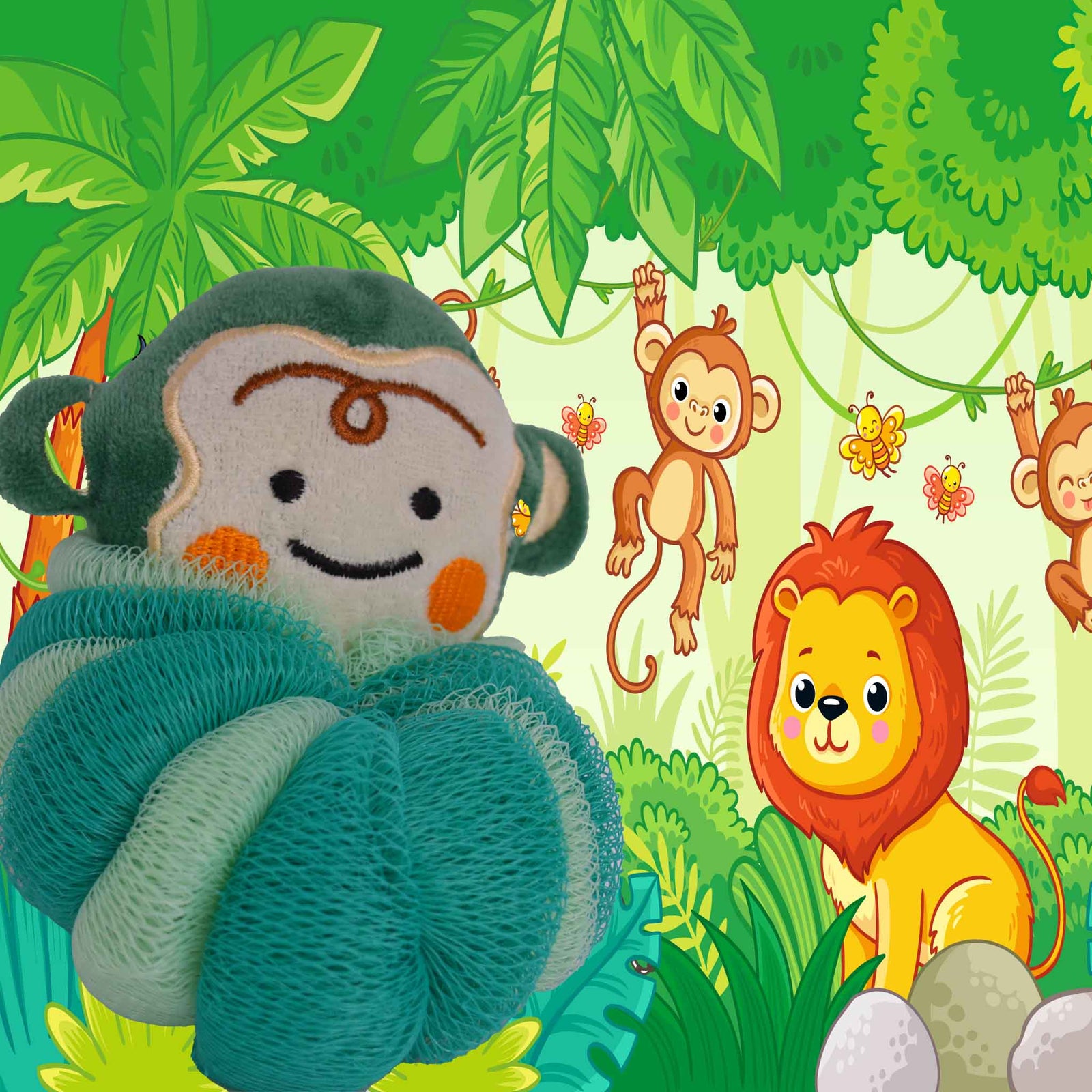 Fun Animal Shower Puff