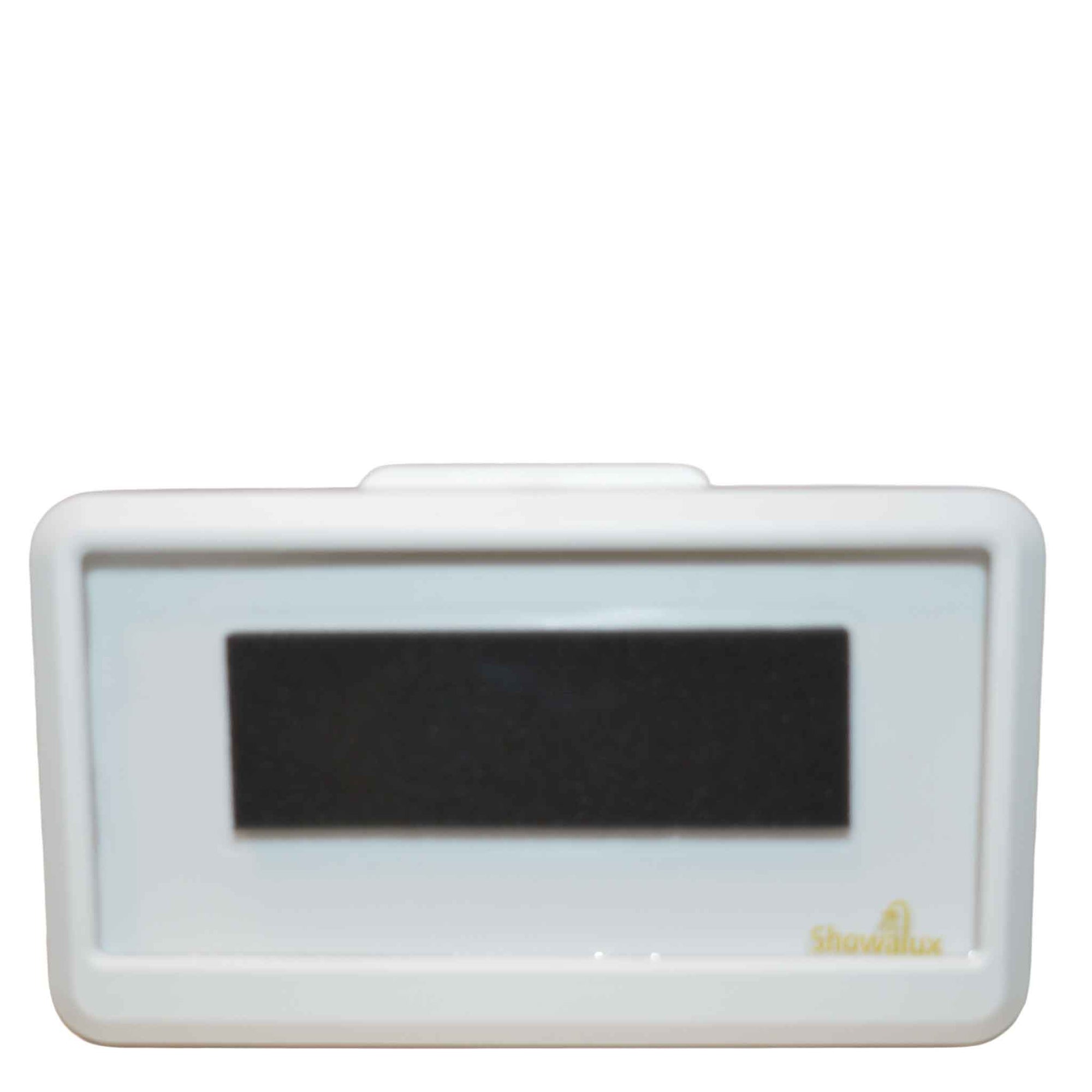 White Phone holder showing inside of holder with black foam