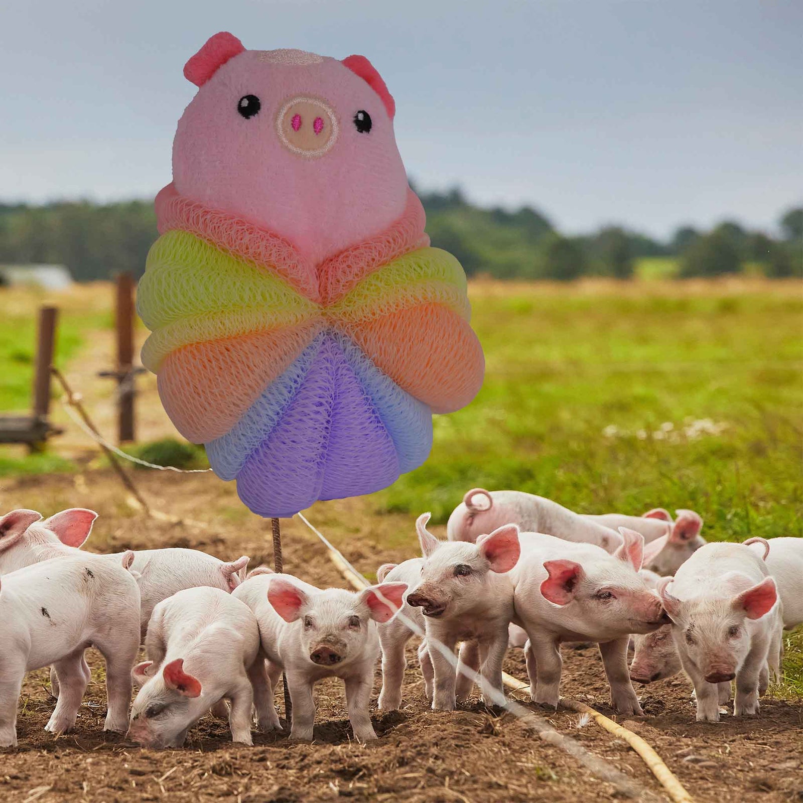 Fun Animal Shower Puff