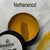 Showalux beard balm in a tin with 'Netherwood' branding on a marble surface