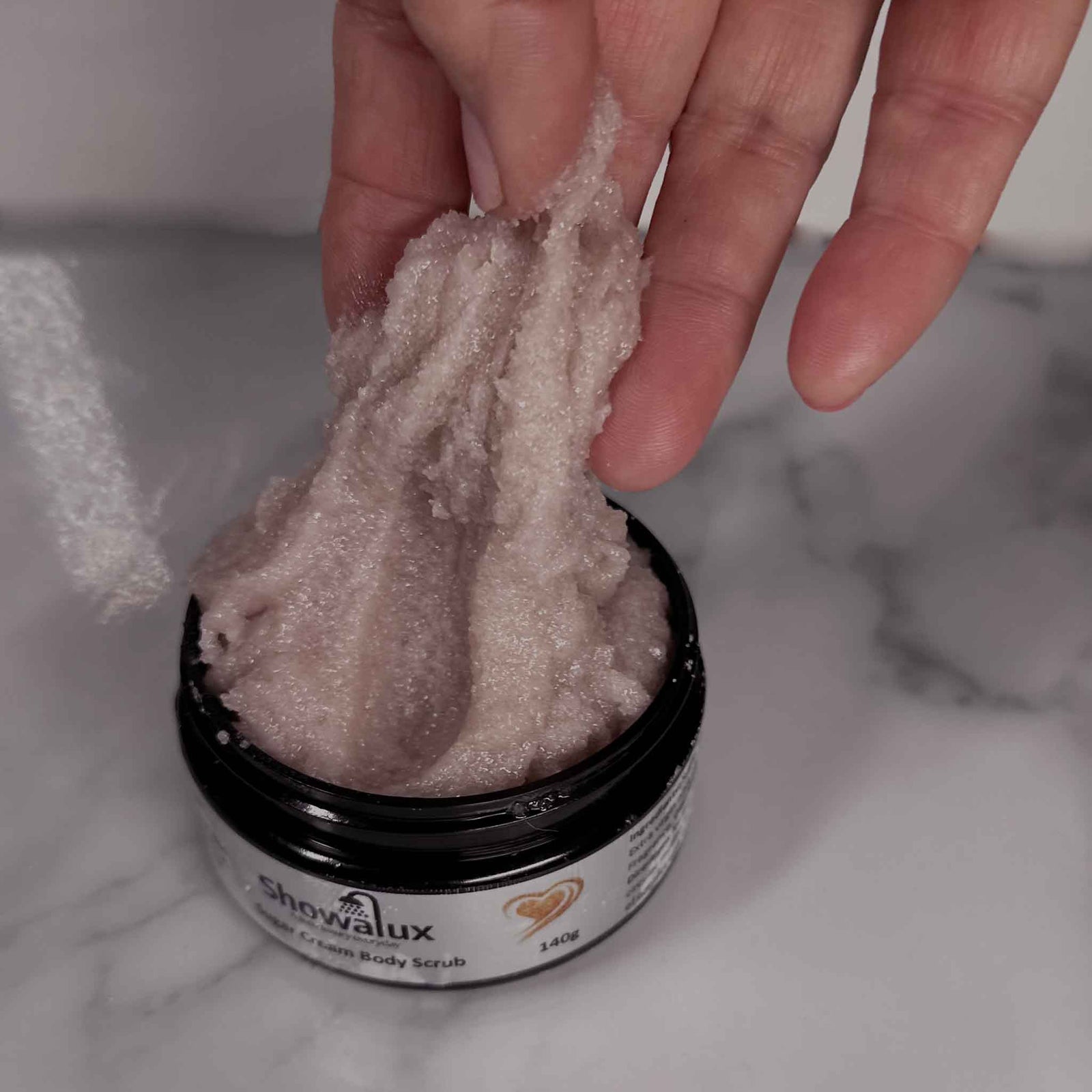 Sugar Cream Scrub with Brazilian Purple Clay