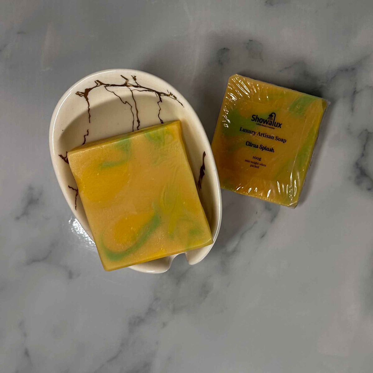 Citrus Splash-Made with 3 butters, fresh citrus juice and lemon powder (v)