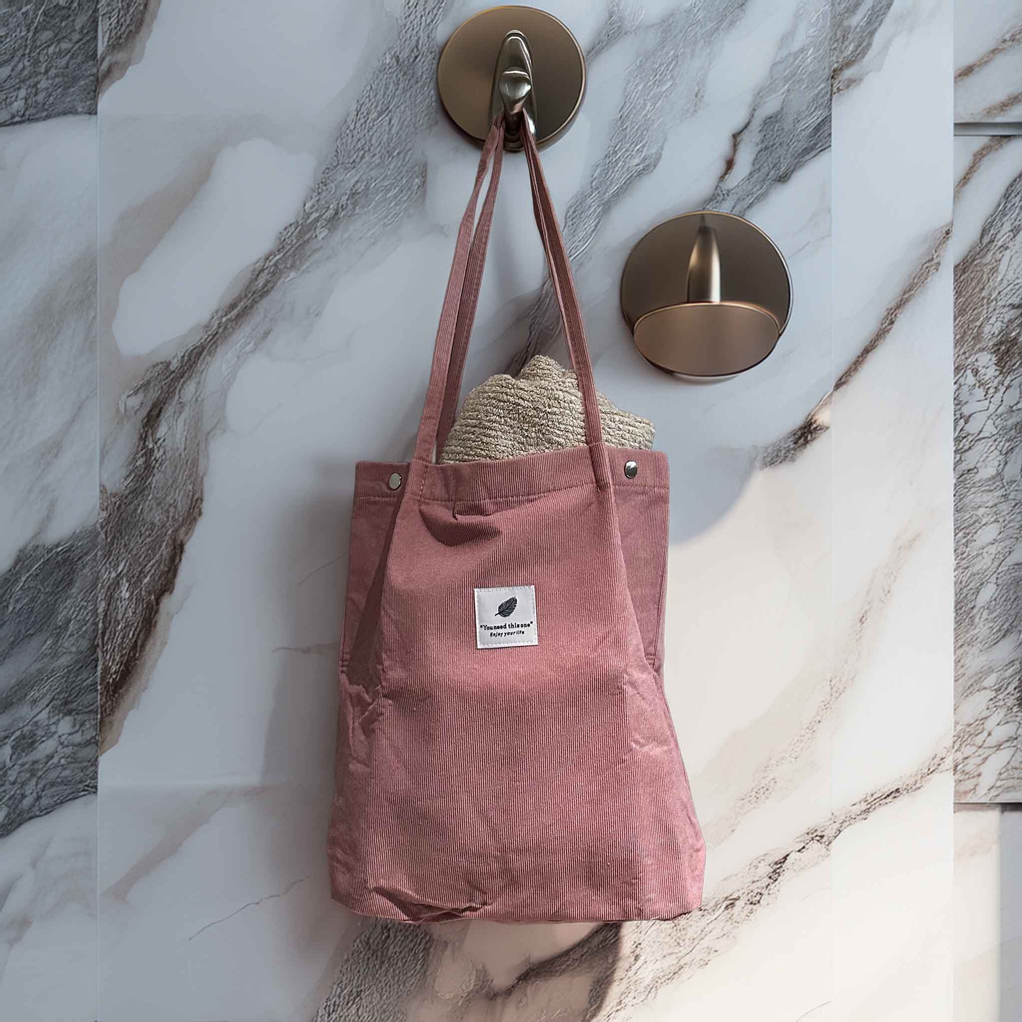 Corduroy Tote Bag