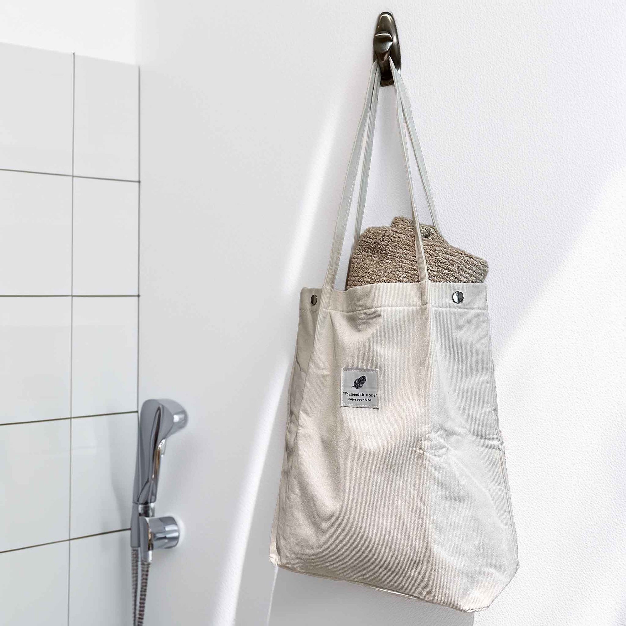 Corduroy Tote Bag